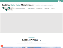 Tablet Screenshot of certindmaint.com